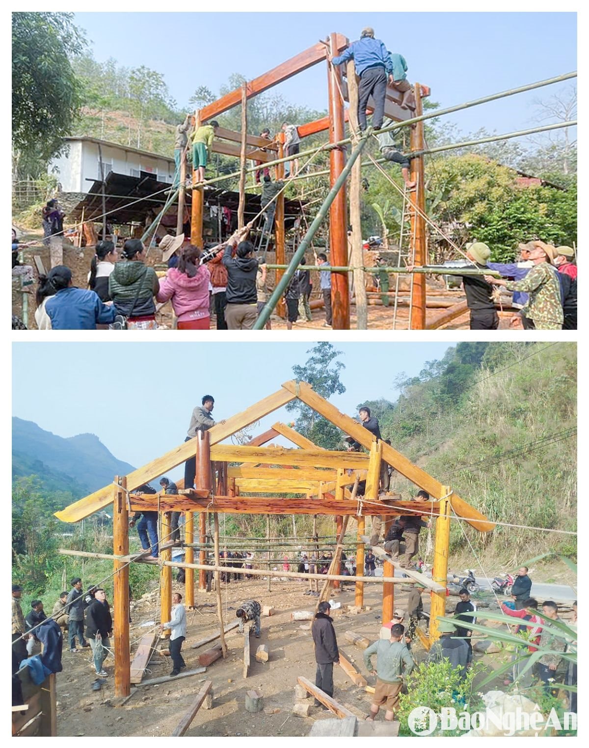  Xã Nhôn Mai huy động